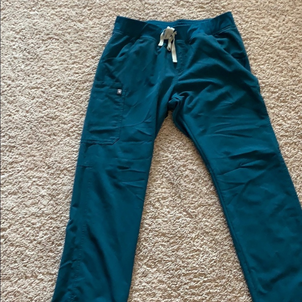Figs Caribbean blue scrub bottoms